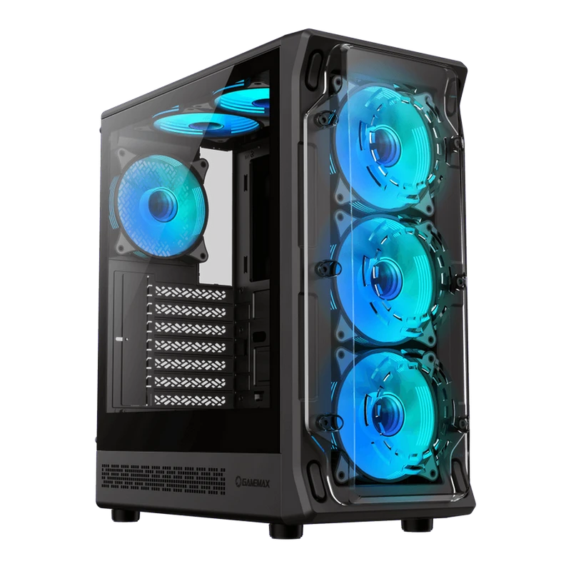 Компьютерный корпус gamemax starlight 2 ab, midi-tower, без блока питания, чёрный 9