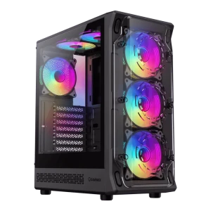 Компьютерный корпус gamemax starlight 2 ab, midi-tower, без блока питания, чёрный
