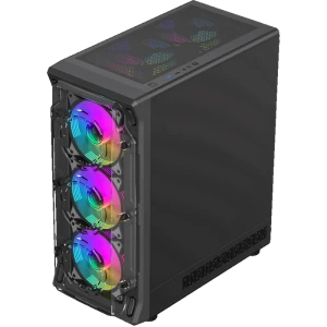 Компьютерный корпус gamemax starlight 2 ab, midi-tower, без блока питания, чёрный Thumbnail 6