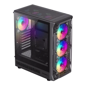 Компьютерный корпус gamemax starlight 2 ab, midi-tower, без блока питания, чёрный Thumbnail 7