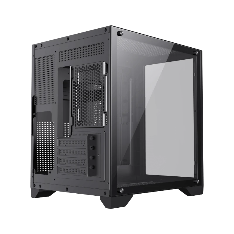 Компьютерный корпус gamemax infinity mini, micro-atx, без блока питания, чёрный 3