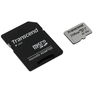 Карта памяти transcend microsdxc class 10, 256гб (ts256gusd300s-a)