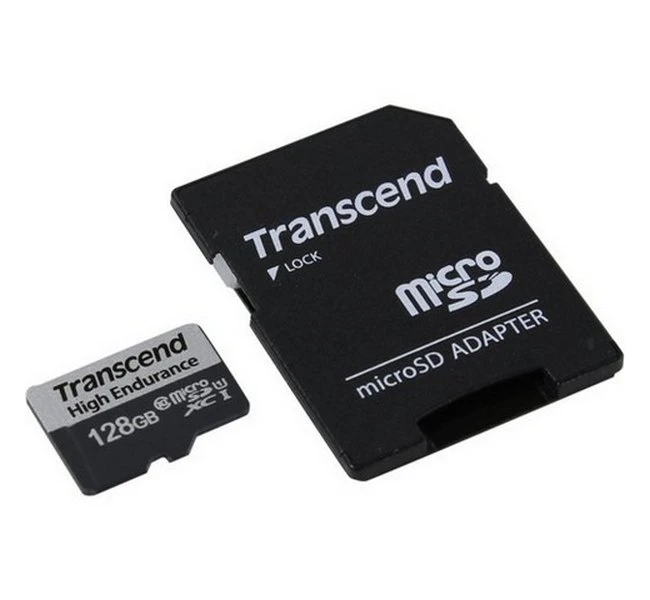 Card de memorie transcend microsdxc class 10, 128gb (ts128gusd350v) 2