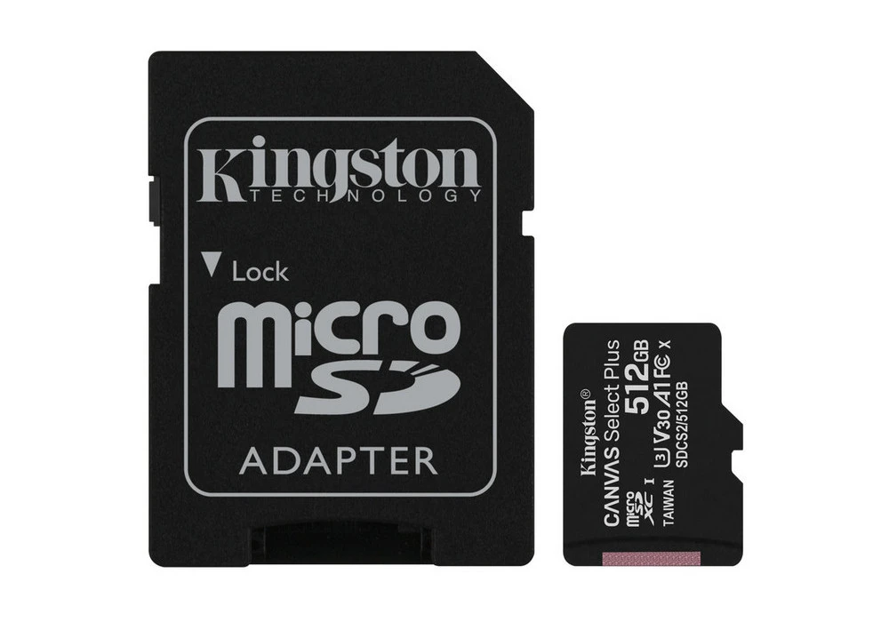 Card de memorie kingston canvas select+, 512gb (sdcs2/512gb) 10