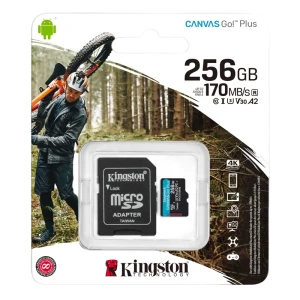 Карта памяти kingston canvas go! plus, 256гб (sdcg3/256gb) Thumbnail 2
