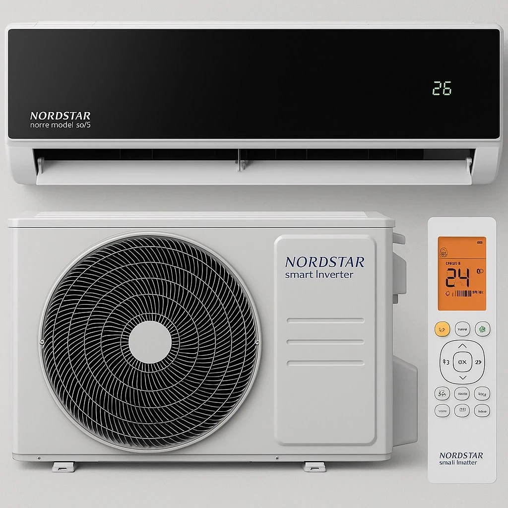 Conditioner nord star inverter 35 wi-fi integrat noire (12000 btu) 2