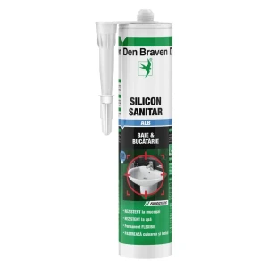 Silicon sanitar den braven alb 280ml
