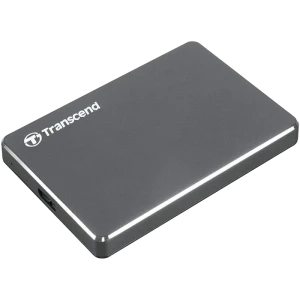 Внешний портативный жесткий диск Transcend StoreJet 25C3, 1 ТБ, Grey (TS2TSJ25C3N)