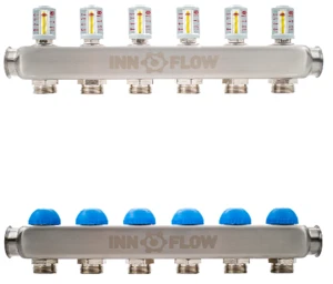 Set distribuitor inox innoflow-m 1'' 3c cu debitmetre inflw-03