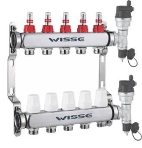 Set distribuitor inox wisse 1'' 5c cu debitmetre