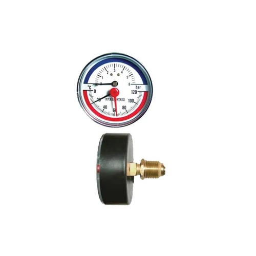 Termomanometru herz 0-4bar 120c orizontal 2