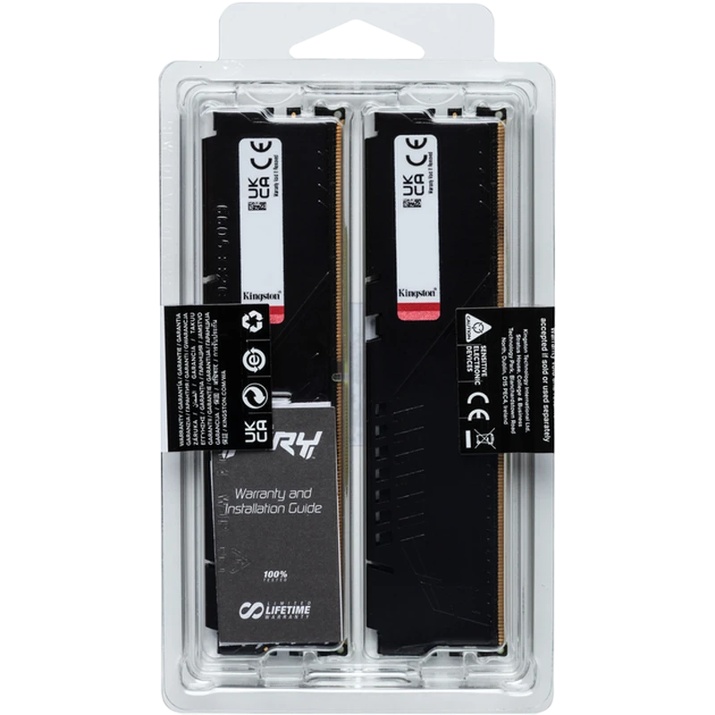 Оперативная память kingston fury beast, ddr5 sdram, 6000 мгц, 32 гб, kf560c30bbk2-32 4