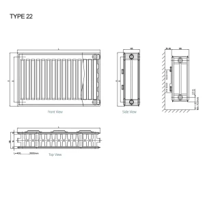 Radiator otel dd premium t.22 300x 600 Thumbnail 5