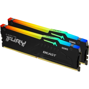 Оперативная память Kingston FURY Beast RGB, DDR5 SDRAM, 5200 МГц, 32 Гб, KF552C36BBEAK2-32