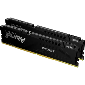Оперативная память Kingston FURY Beast, DDR5 SDRAM, 6400 МГц, 32 ГБ, KF564C32BBEK2-32