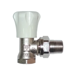 Robinet coltar radiator cu garnitura herz 1/2 tur