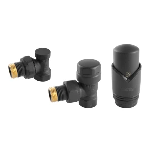 Set robinet cu cap termostat + retur ferro ztm31at anthracite