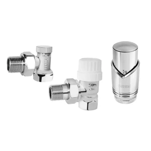 Set robinet cu cap termostat + retur ferro ztm31cr
