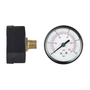 Manometru pompa ferro 63mm 1/4 orizontal 0-10bar m6310a