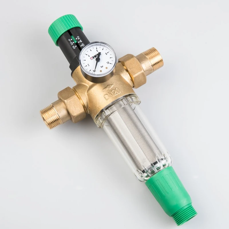 Reductor de presiune cu filtru cu purjare herz 3/4 4