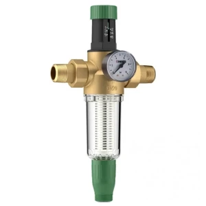 Reductor de presiune cu filtru cu purjare herz 3/4