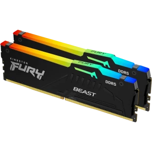 Оперативная память Kingston FURY Beast RGB, DDR5 SDRAM, 5200 МГц, 64Гб, KF552C36BBEAK2-64