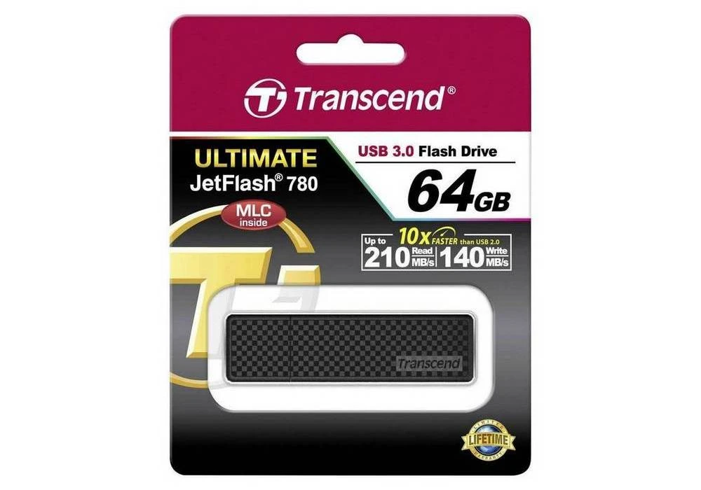 Memorie usb transcend jetflash 780, 64gb, negru 3