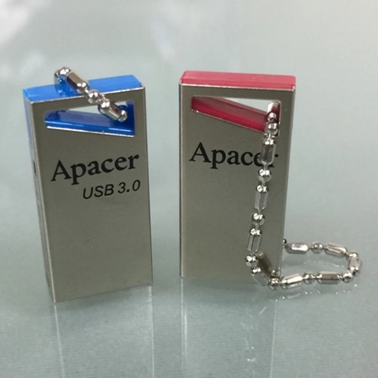 Usb flash накопитель apacer ah155, 128гб, серебристый/синий 4