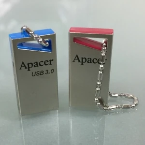 Usb flash накопитель apacer ah155, 128гб, серебристый/синий Thumbnail 4