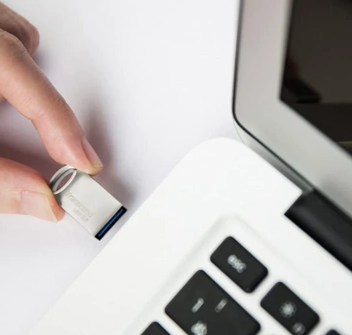 Usb flash накопитель transcend jetflash 710, 64гб, серебристый 3