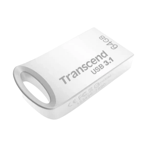 Usb flash накопитель transcend jetflash 710, 64гб, серебристый Thumbnail 5