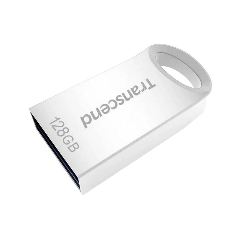 Usb flash накопитель transcend jetflash 710, 128гб, серебристый 9