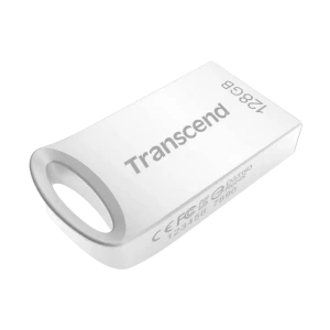 Usb flash накопитель transcend jetflash 710, 128гб, серебристый Thumbnail 2