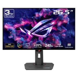 27" Игровой монитор ASUS XG27AQDMG, OLED 2560x1440 WQHD, Чёрный