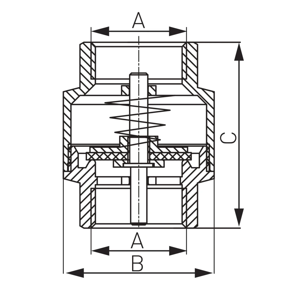 Supapa cu arc 2 ferro zzm6 2