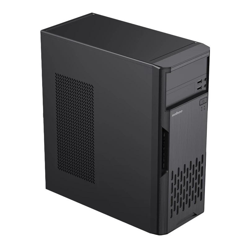 Carcasă pc sohoo 2810bk, midi-tower, atx, negru 5