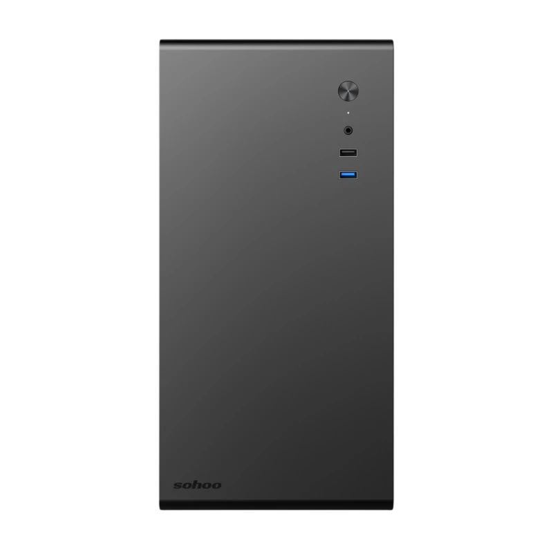 Компьютерный корпус sohoo 6519bk, micro-atx, atx,  2