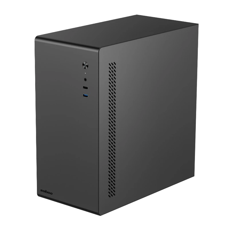 Компьютерный корпус sohoo 6519bk, micro-atx, atx,  6