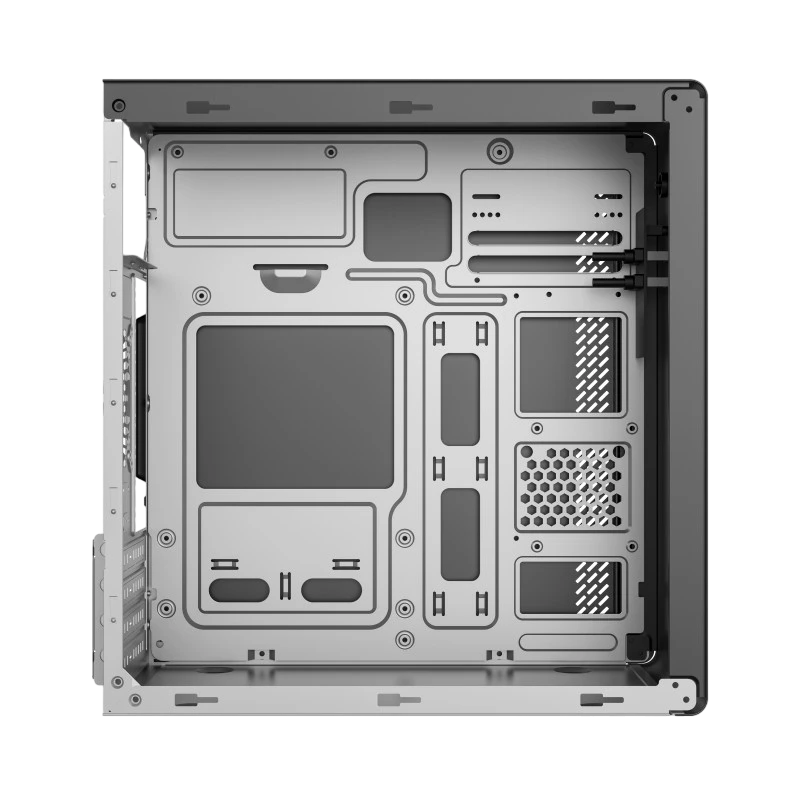 Компьютерный корпус sohoo 6519bk, micro-atx, atx,  7