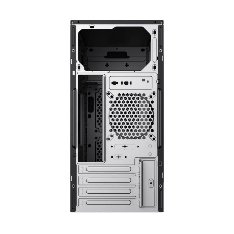 Carcasă pc sohoo 6521bk, micro-atx, atx, negru 6