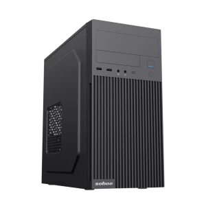 Carcasă pc sohoo 6521bk, micro-atx, atx, negru