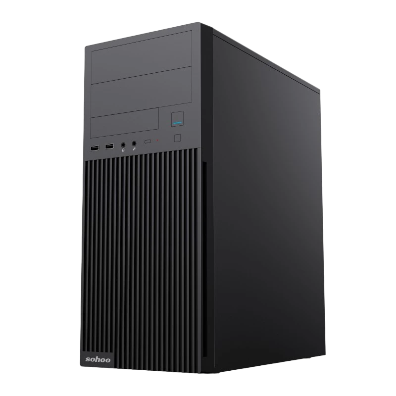 Компьютерный корпус sohoo 2815bk, midi-tower, atx, чёрный 9