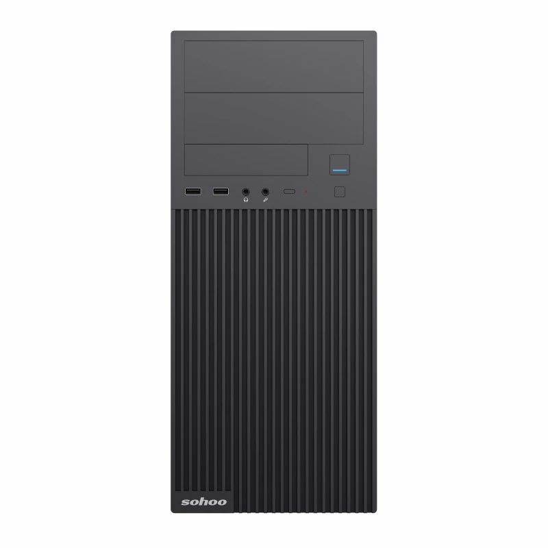 Компьютерный корпус sohoo 2815bk, midi-tower, atx, чёрный 18