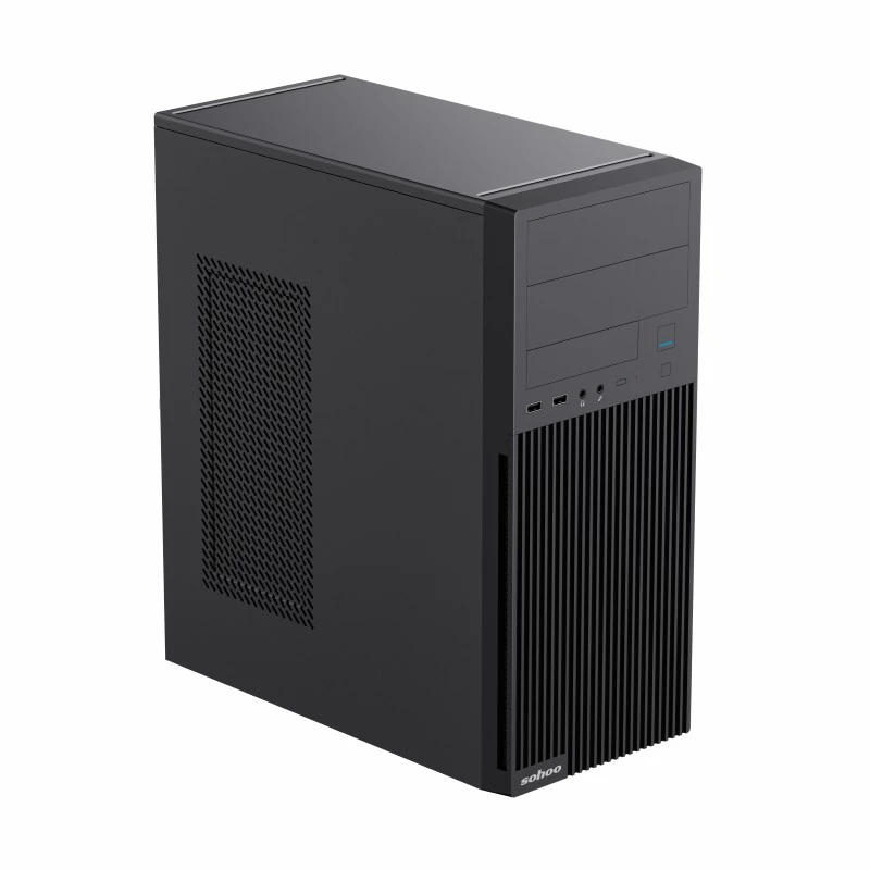 Компьютерный корпус sohoo 2815bk, midi-tower, atx, чёрный 13