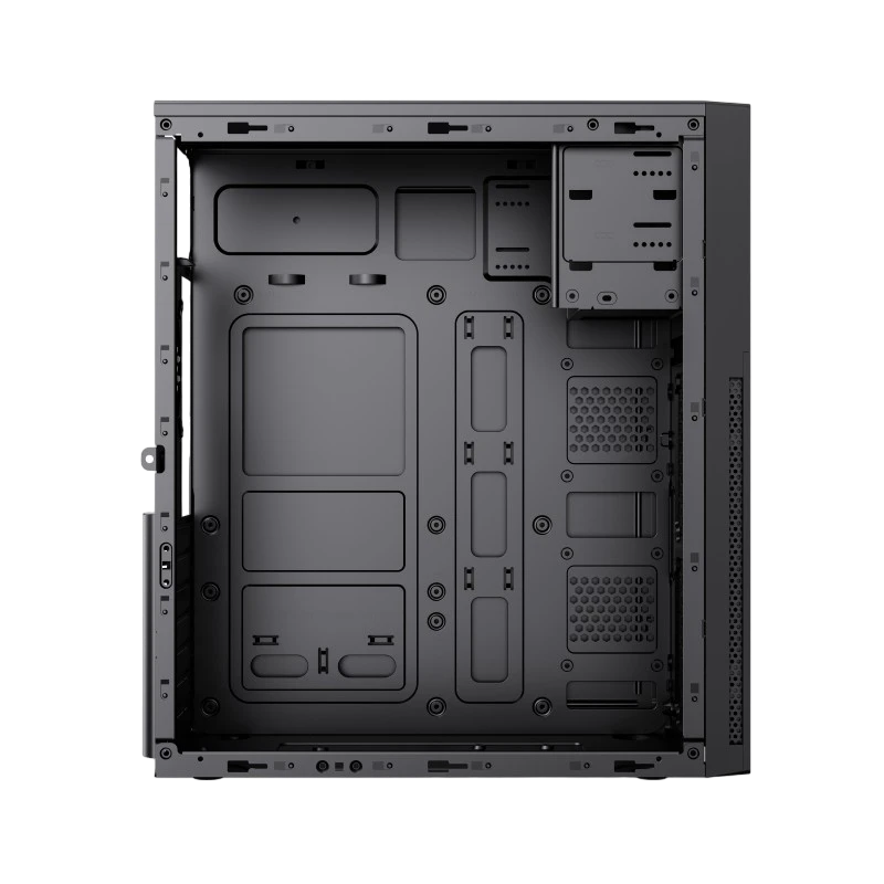 Компьютерный корпус sohoo 2815bk, midi-tower, atx, чёрный 7