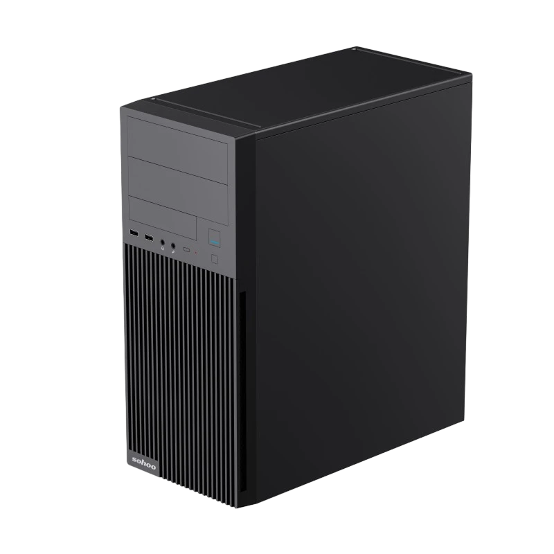 Компьютерный корпус sohoo 2815bk, midi-tower, atx, чёрный 14