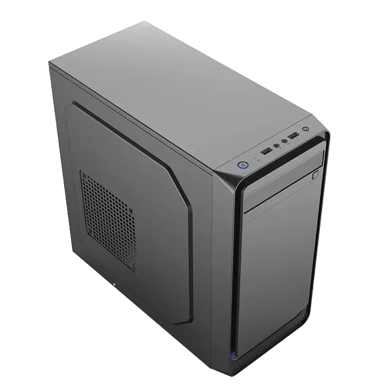 Компьютерный корпус sohoo 6503bk, micro-atx, atx, чёрный 2