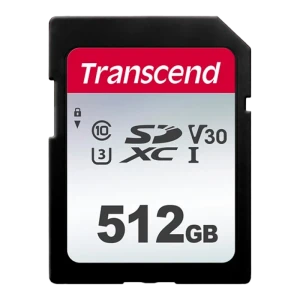 Карта памяти transcend microsdxc class 10, 512гб (ts512gsdc300s)