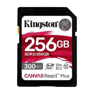 Карта памяти Kingston Canvas React Plus, 256Гб (SDR2/256GB)