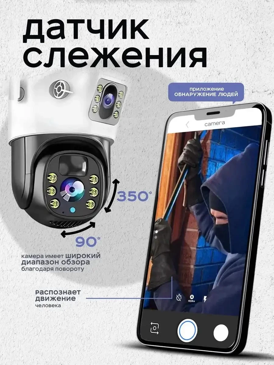 Умная камера с двумя объективами 3